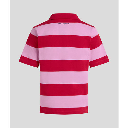 IKON PATCH STRIPE SSLV POLO