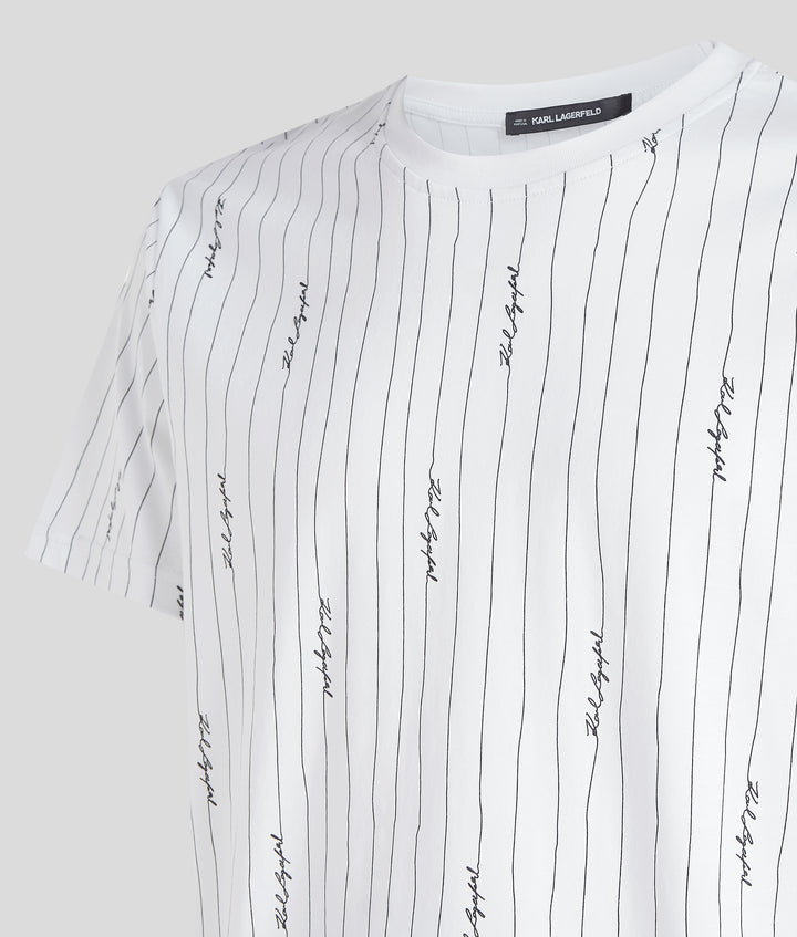 LINE SIGNATURE AOP T-SHIRT