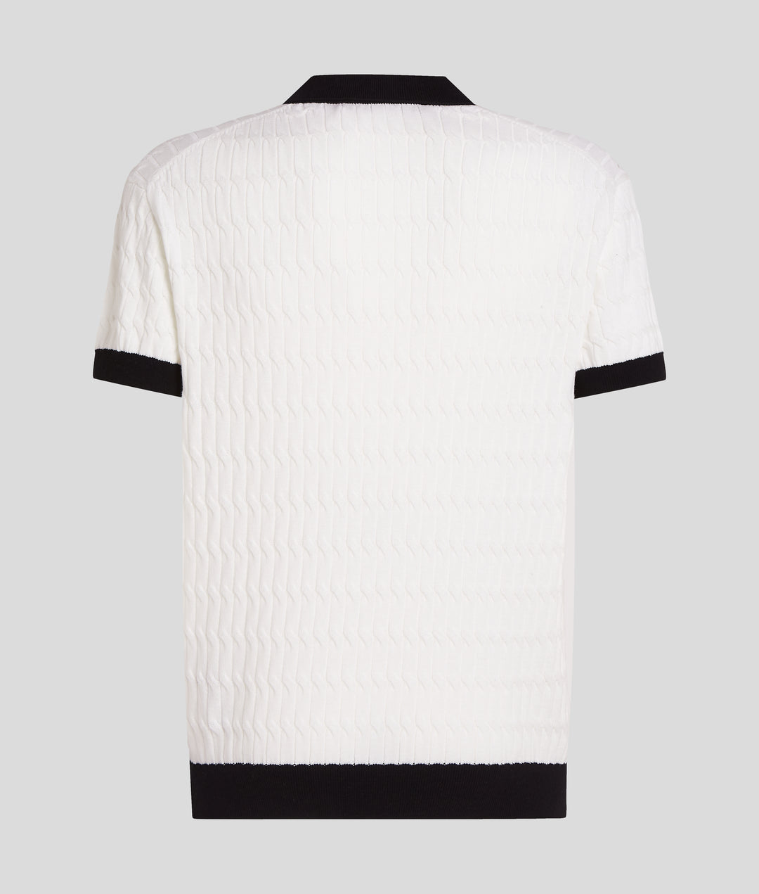 TEXTURED KNIT POLO