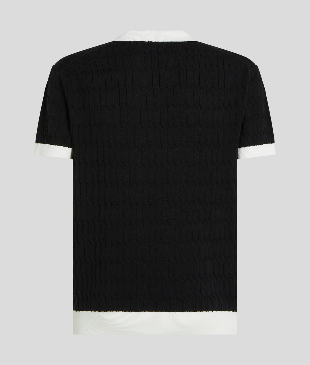 TEXTURED KNIT POLO