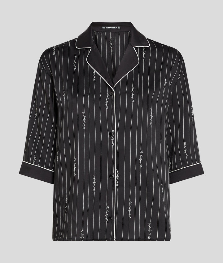 LINE SIGNATURE AOP FLD BLOUSE