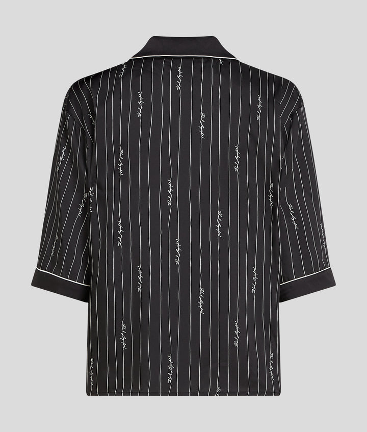 LINE SIGNATURE AOP FLD BLOUSE