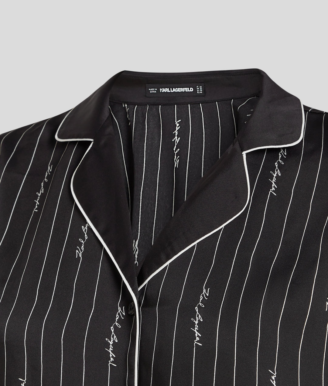 LINE SIGNATURE AOP FLD BLOUSE