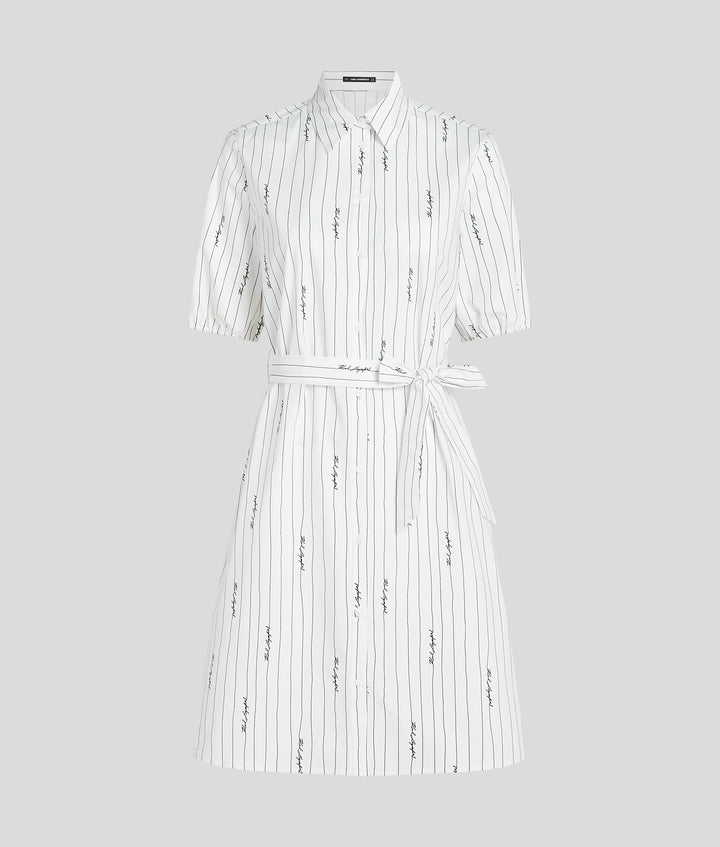 LINE SIGNATURE AOP SHIRT DRESS