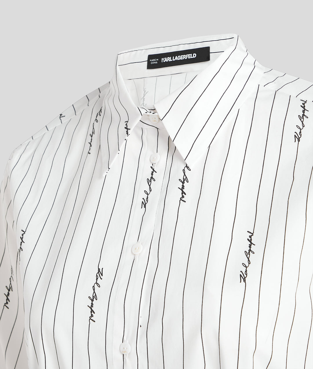 LINE SIGNATURE AOP SHIRT DRESS