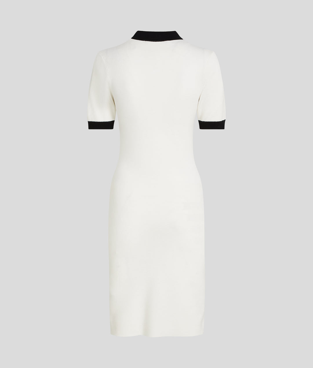 CNTRST POLO KNIT MIDI DRESS