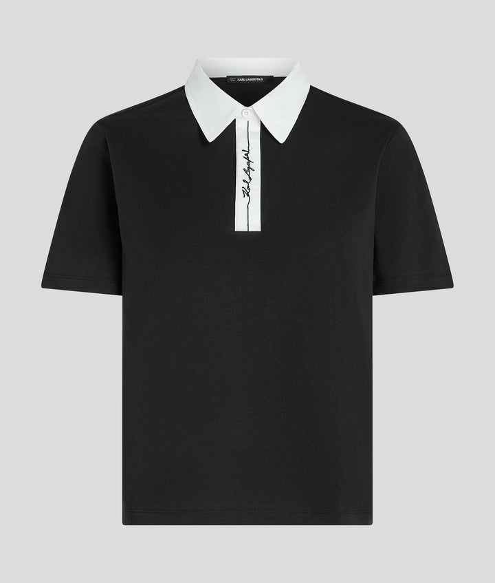 CONTRAST SIGNATURE POLO