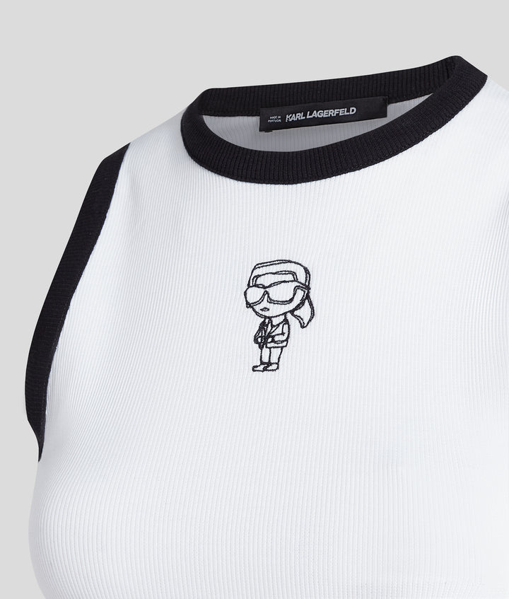 IKON SKETCH EMB RIB TANK TOP