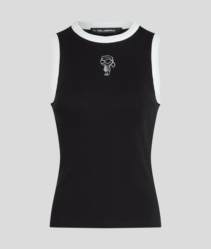 IKON SKETCH EMB RIB TANK TOP