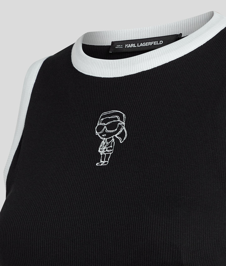 IKON SKETCH EMB RIB TANK TOP