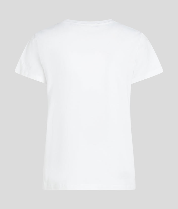 LINE SIGNATURE PRINT T-SHIRT