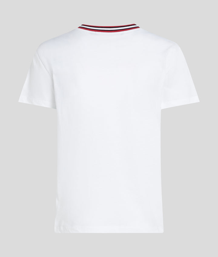 RIB V-NECK SIGNATURE T-SHIRT