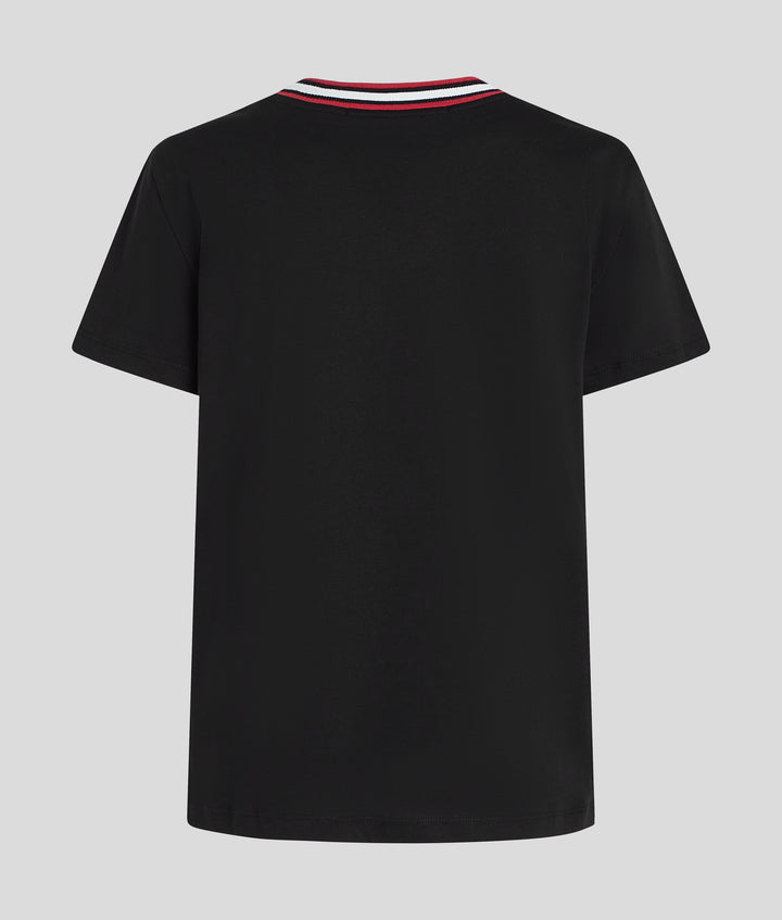 RIB V-NECK SIGNATURE T-SHIRT