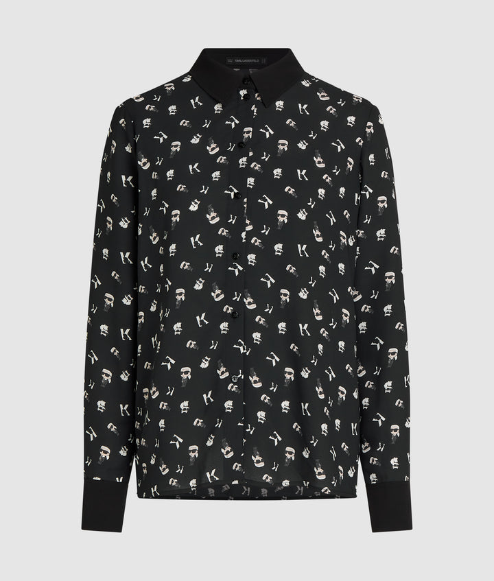 IKON KARL AOP BLOUSE