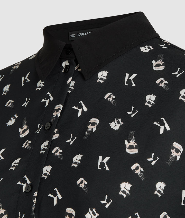 IKON KARL AOP BLOUSE