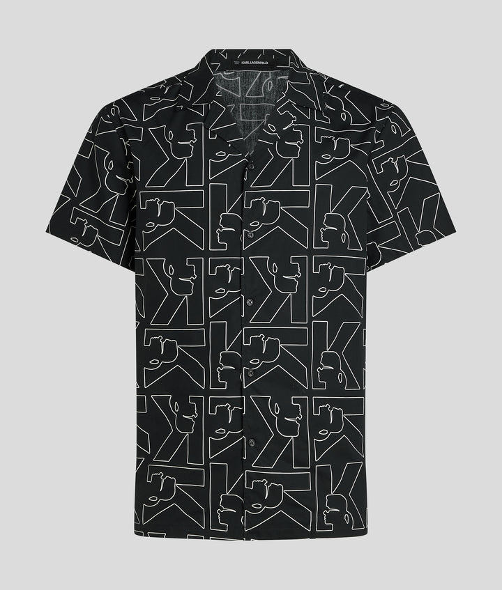 K AOP POPLIN SHIRT