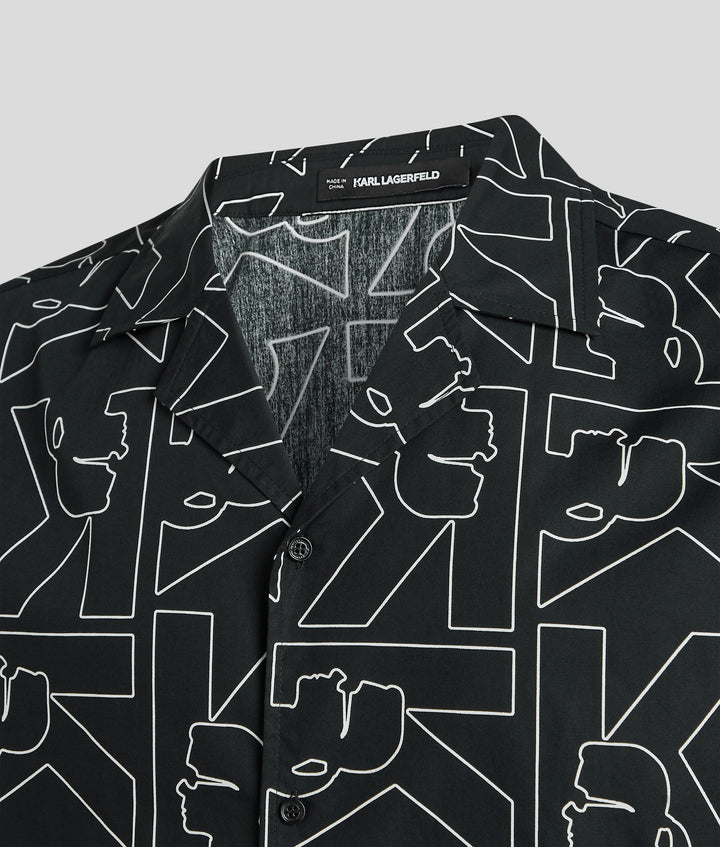 K AOP POPLIN SHIRT