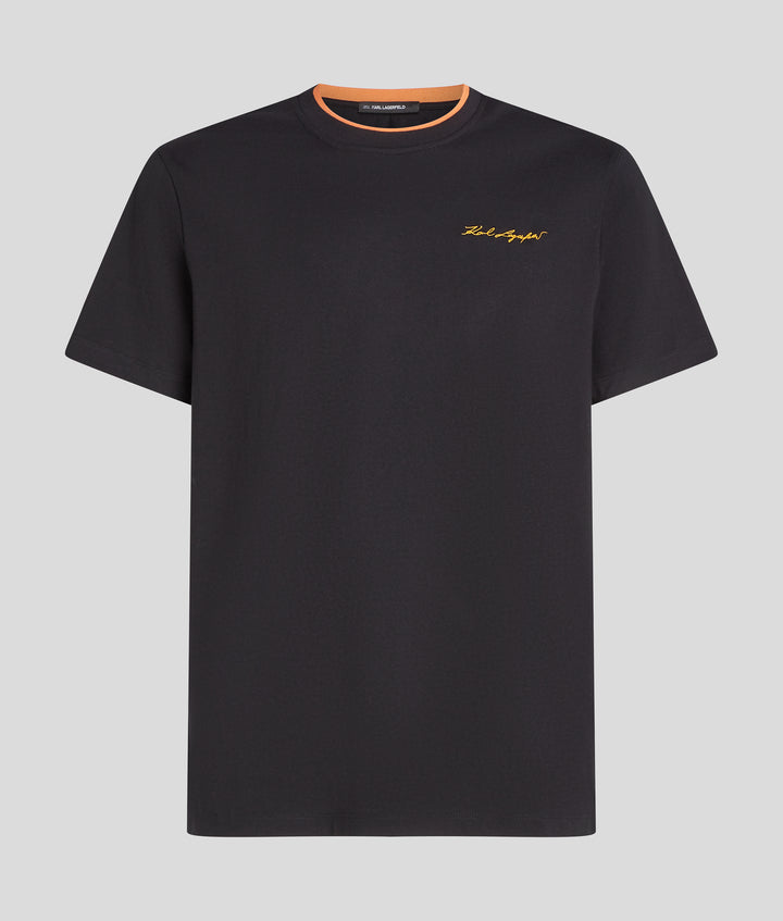 CONTRAST DETAIL T-SHIRT