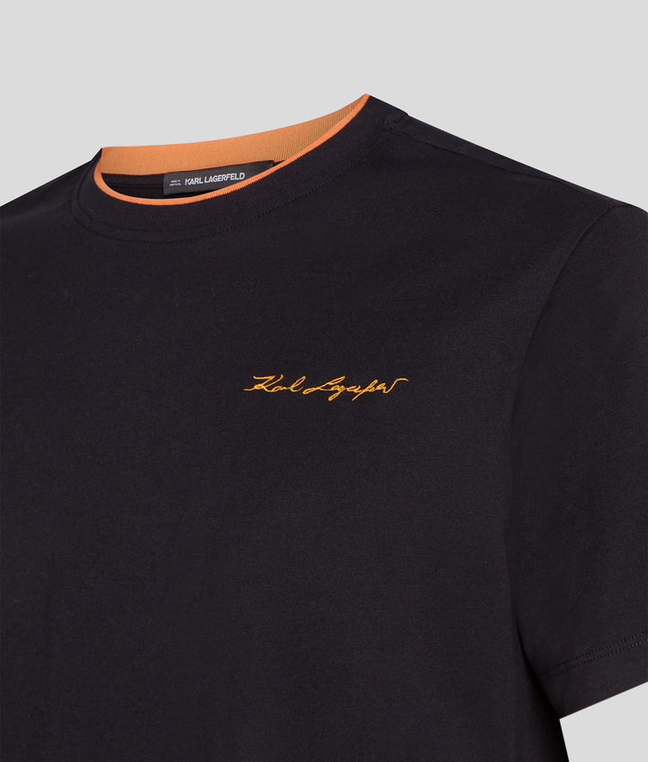 CONTRAST DETAIL T-SHIRT