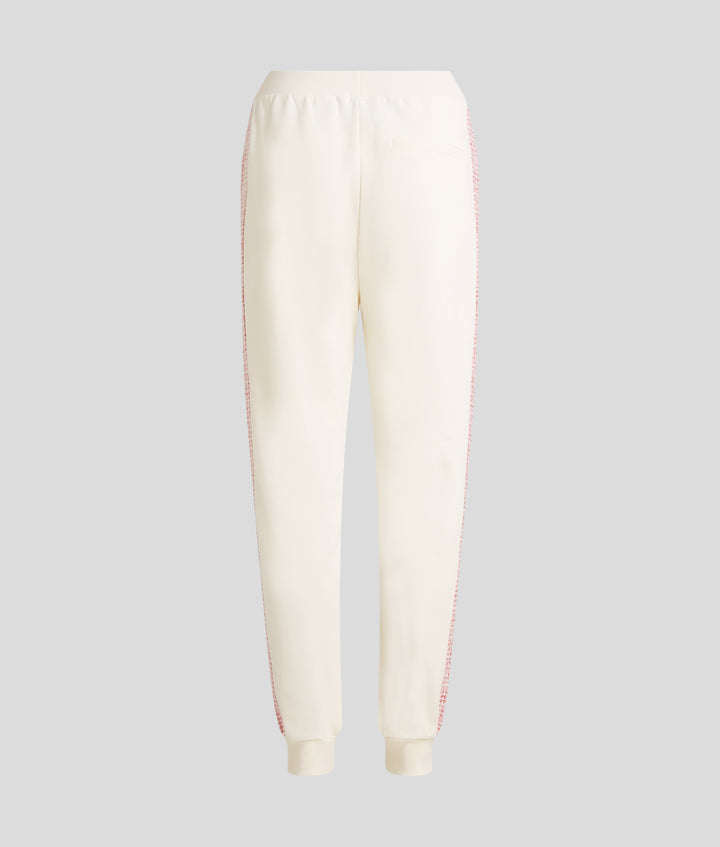 BOUCLE DETAIL SWEATPANTS