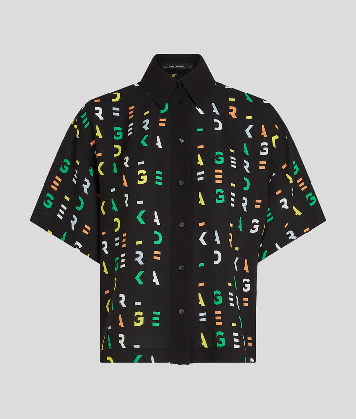 SUMMER LOGO AOP BLOUSE