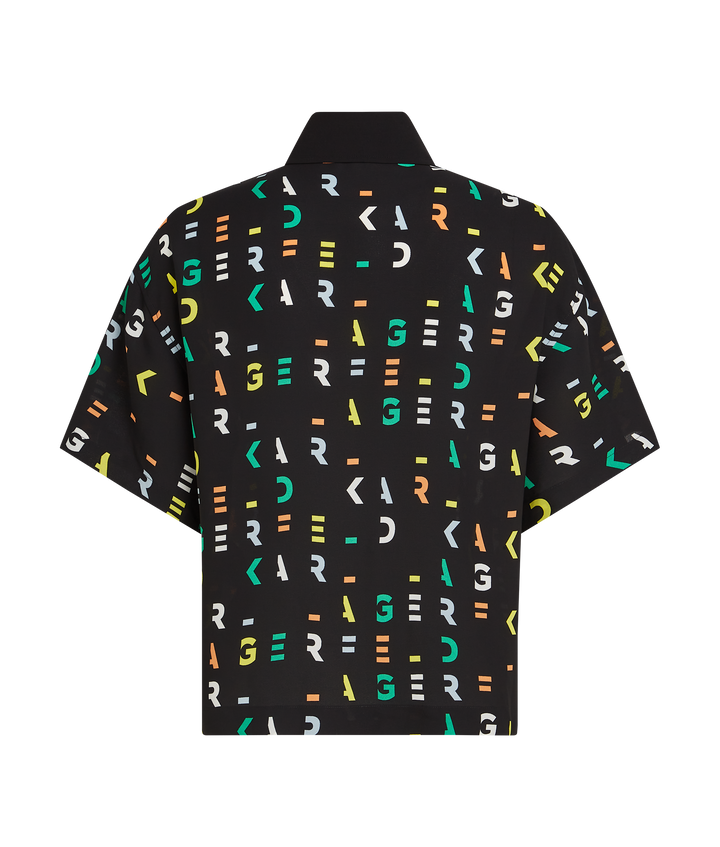 SUMMER LOGO AOP BLOUSE