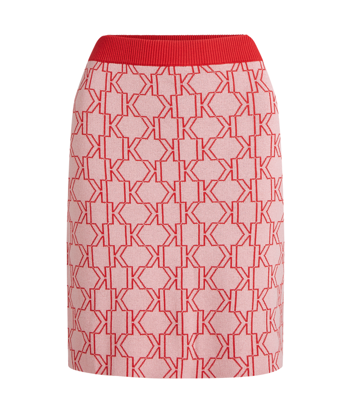 MONOGRAM KNIT SKIRT