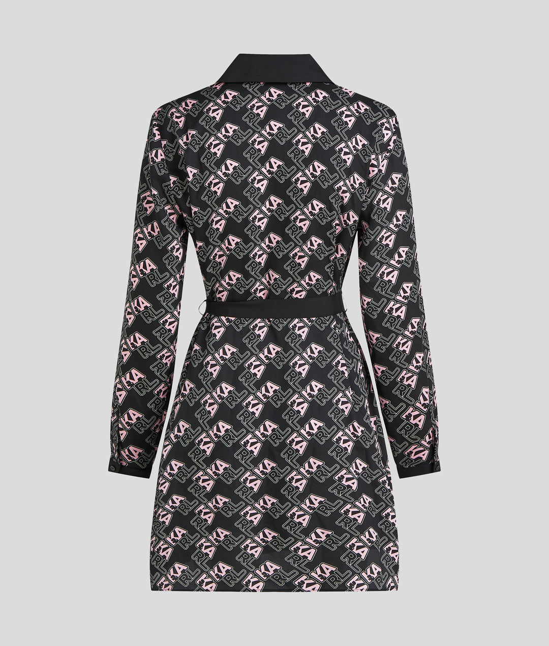 VARSITY AOP SHIRT DRESS