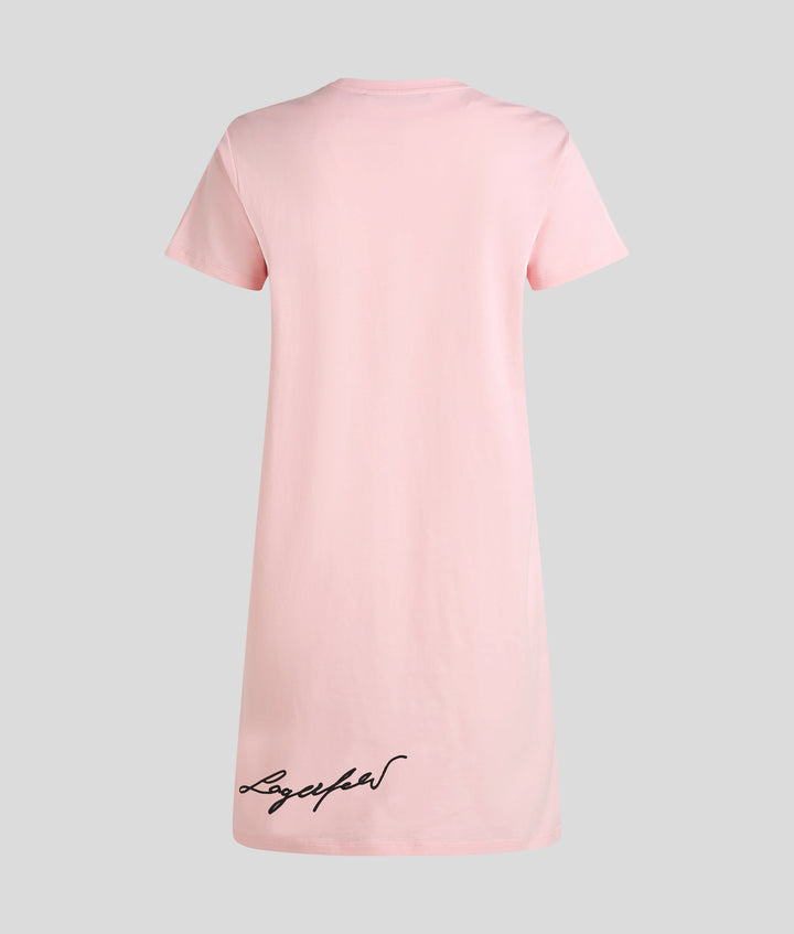 SIGNATURE EMB EDGE TEE DRESS