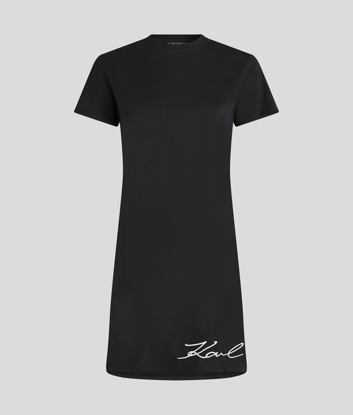 SIGNATURE EMB EDGE TEE DRESS