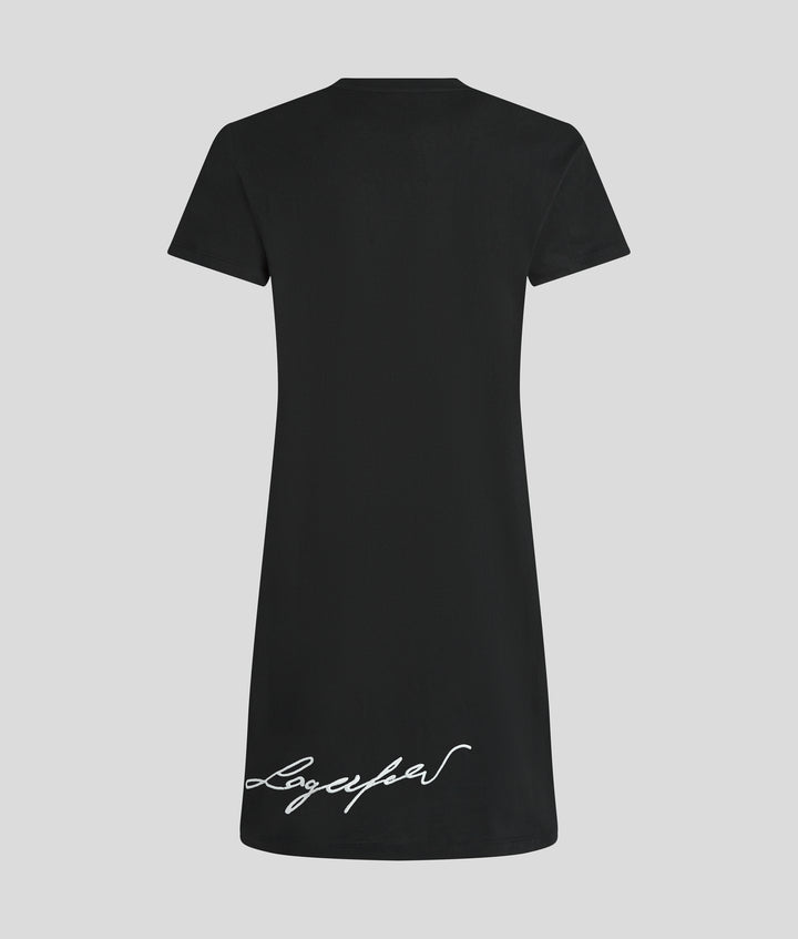 SIGNATURE EMB EDGE TEE DRESS