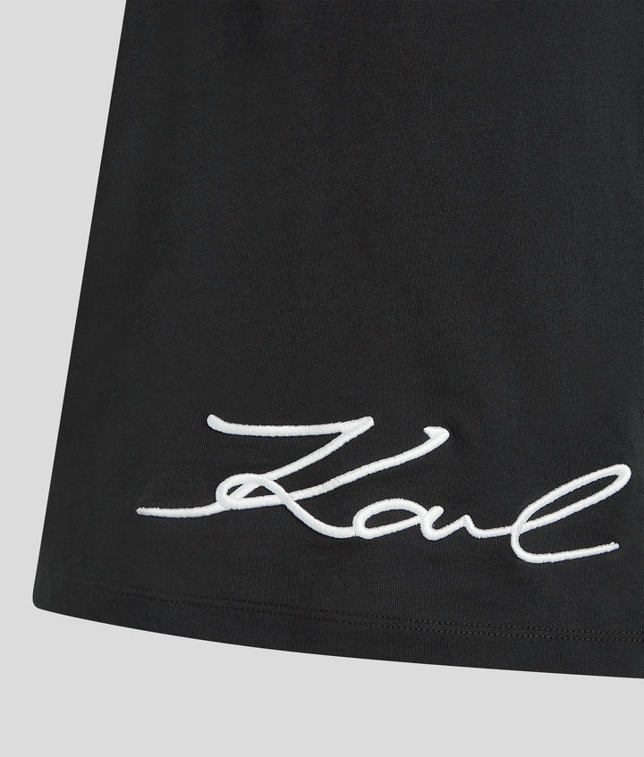 SIGNATURE EMB EDGE TEE DRESS