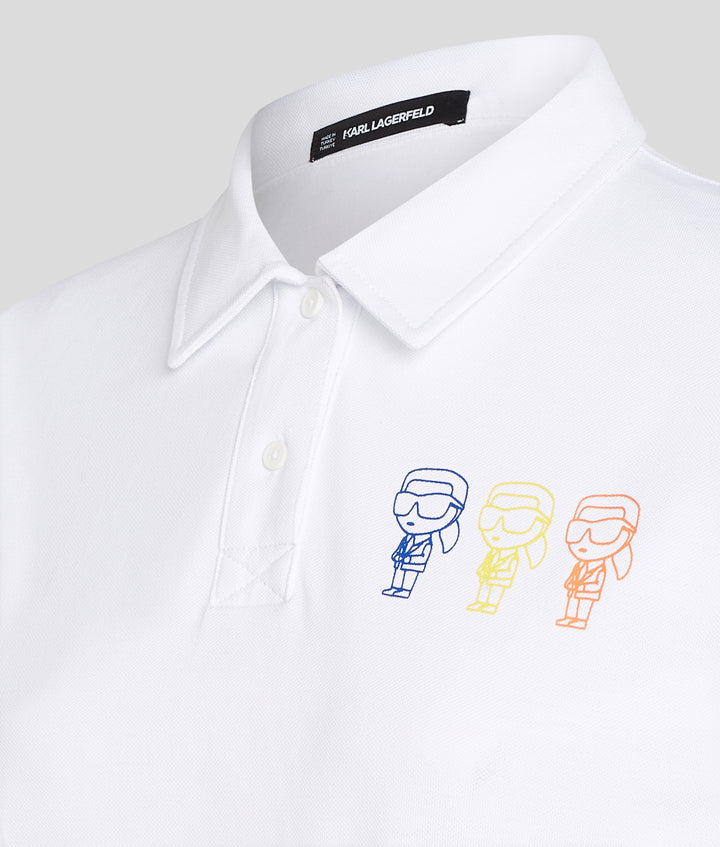 IKON TRIO PRINTED POLO DRESS