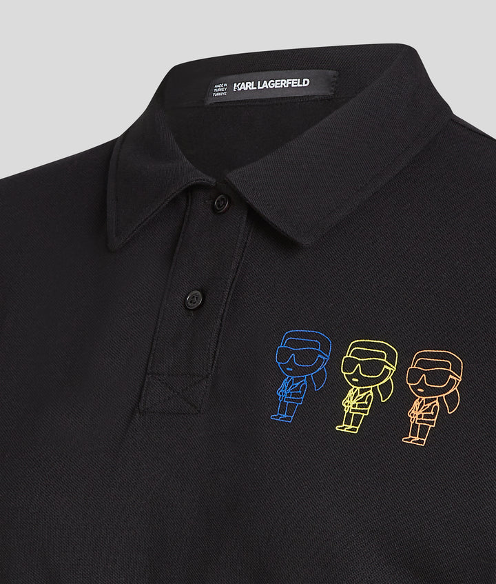 IKON TRIO PRINTED POLO DRESS
