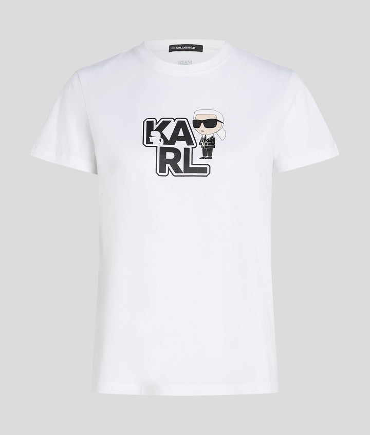 VARSITY KARL PRINT T-SHIRT