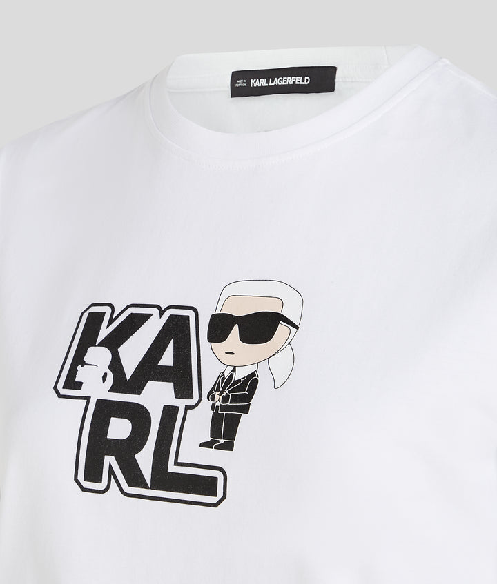 VARSITY KARL PRINT T-SHIRT