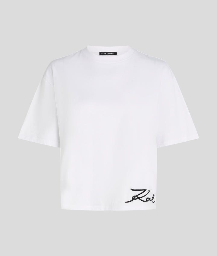 SIGNATURE EMB EDGE T-SHIRT