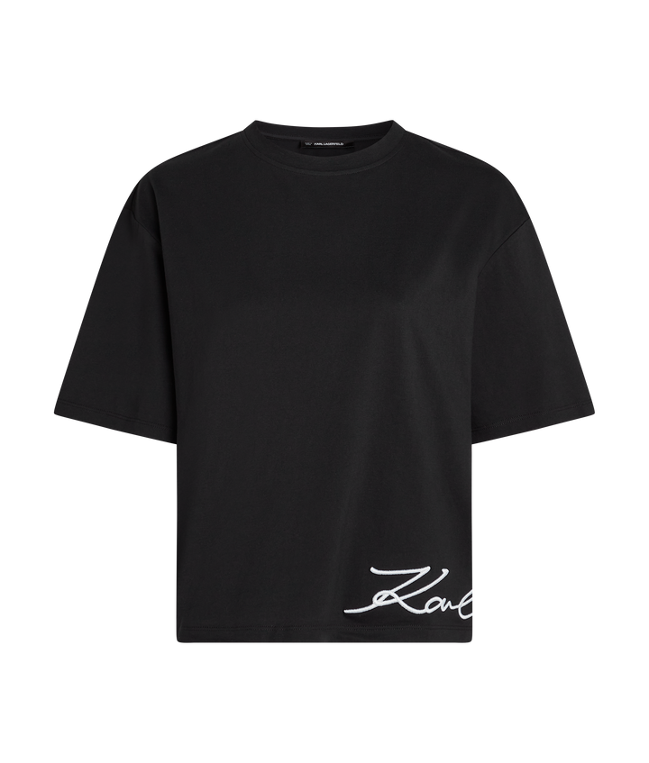 SIGNATURE EMB EDGE T-SHIRT