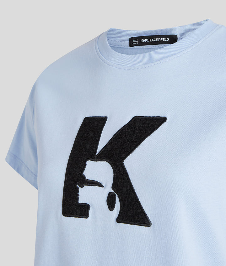 K LOGO BOUCLE T-SHIRT
