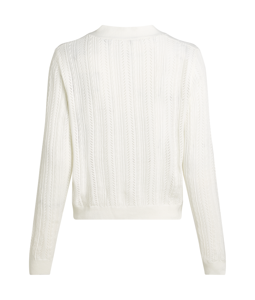 LIGHT KNIT POINTELLE CARDIGAN