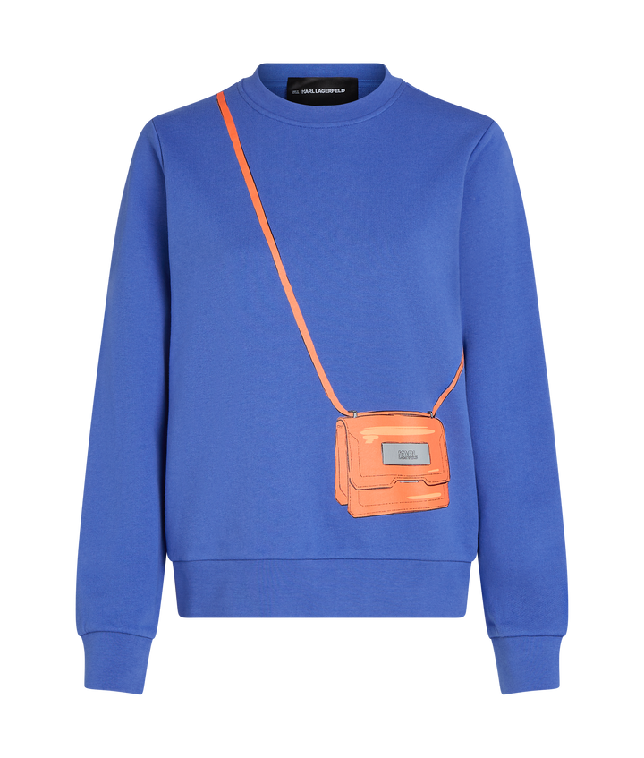 CROSSBODY BAG PRINT SWEATSHIRT