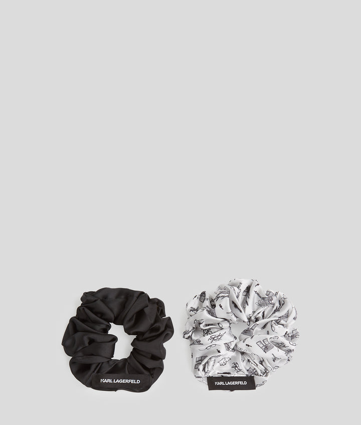 K/PARIS SCRUNCHIE 2 PK