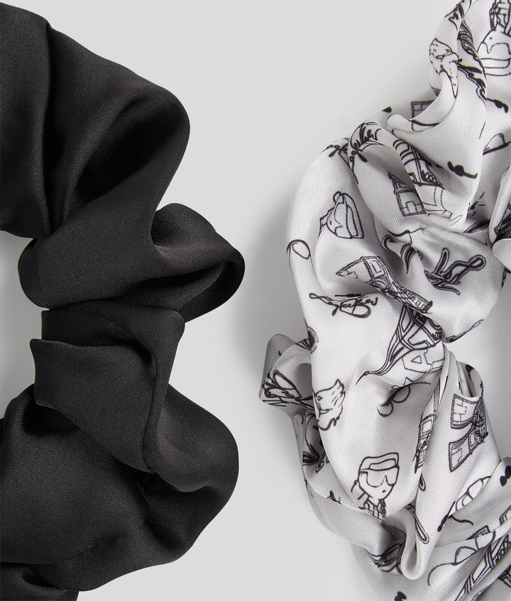 K/PARIS SCRUNCHIE 2 PK