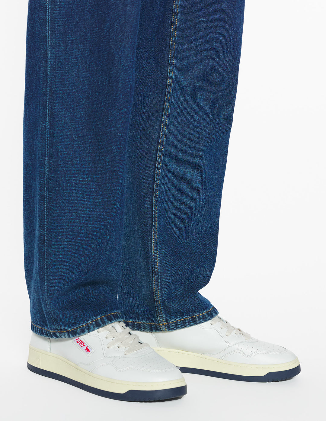 MAISON KITSUNÉ x AUTRY MEDALIST MEN SNEAKERS WHITE/FRENCH NAVY