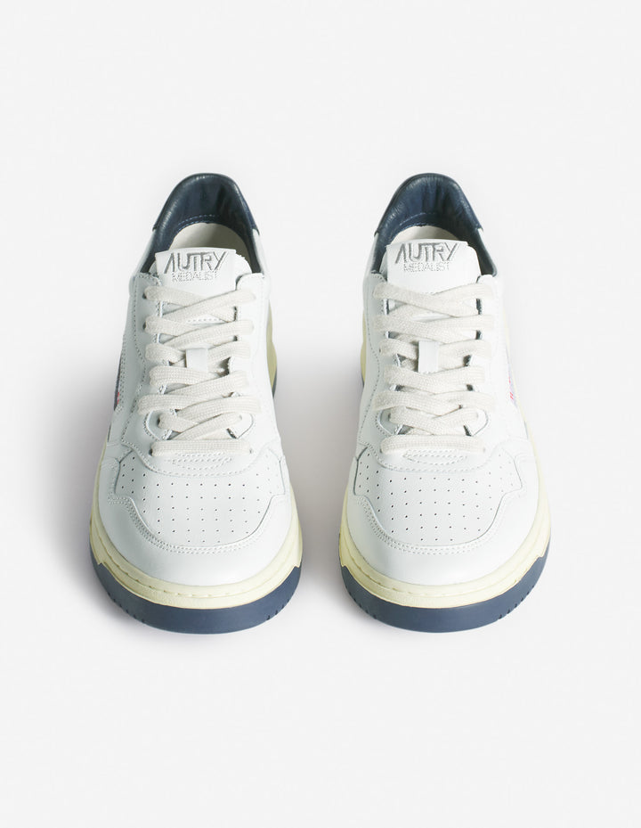 MAISON KITSUNÉ x AUTRY MEDALIST SNEAKERS WHITE/FRENCH NAVY