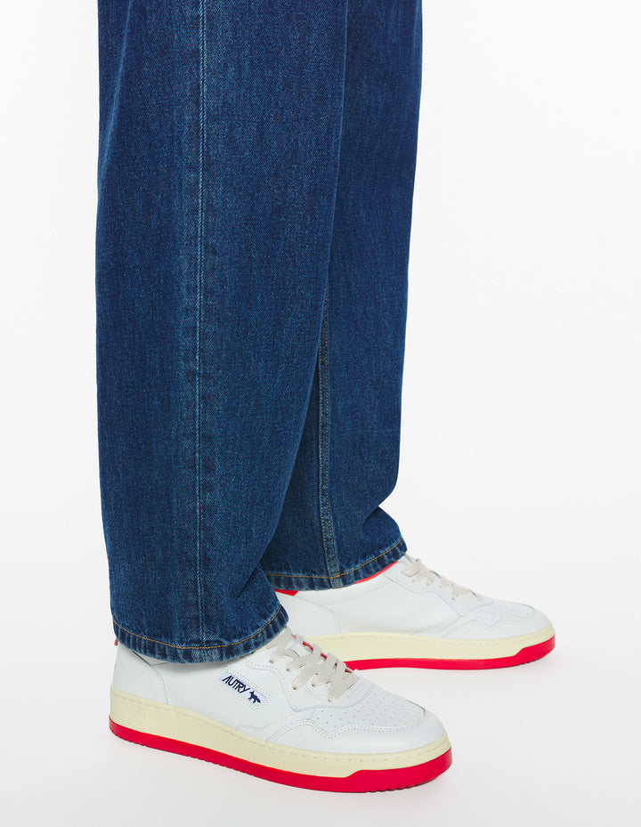 MAISON KITSUNÉ x AUTRY MEDALIST SNEAKERS WHITE/RED