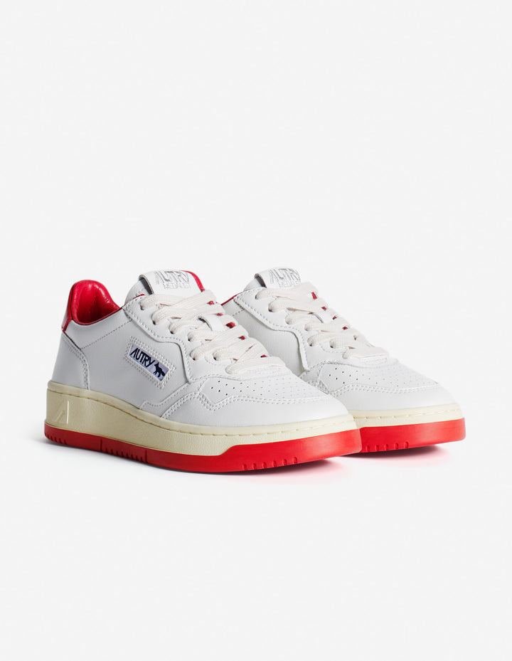 MAISON KITSUNÉ x AUTRY MEDALIST SNEAKERS WHITE/RED