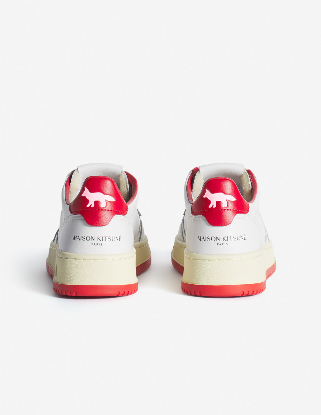 MAISON KITSUNÉ x AUTRY MEDALIST SNEAKERS WHITE/RED