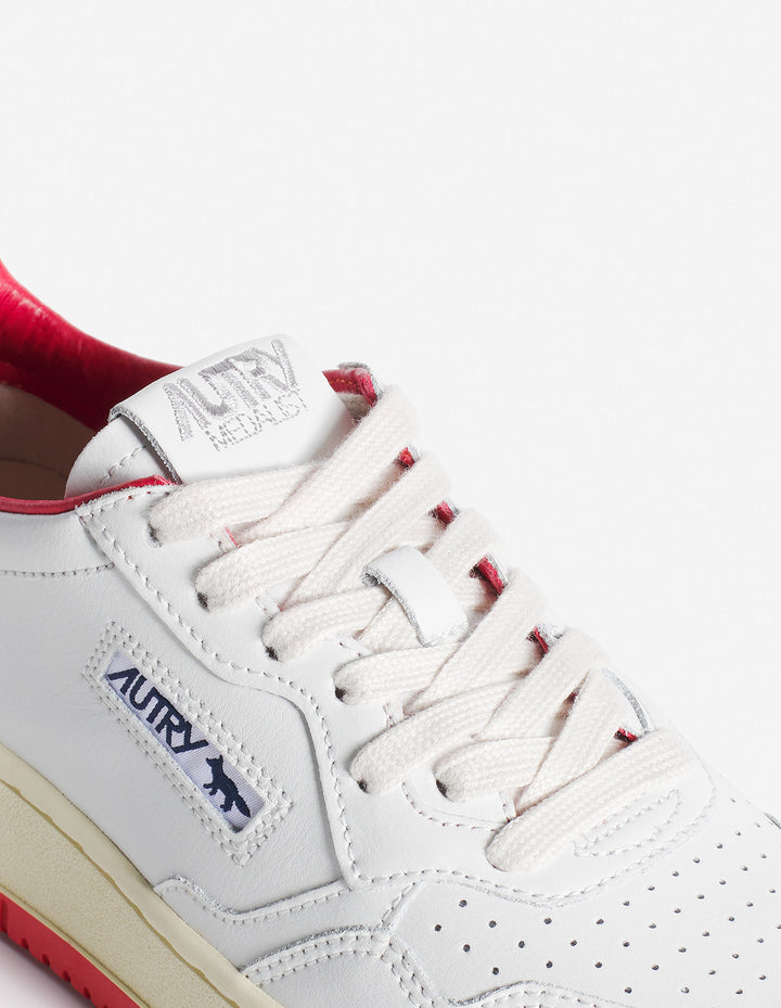 MAISON KITSUNÉ x AUTRY MEDALIST SNEAKERS WHITE/RED