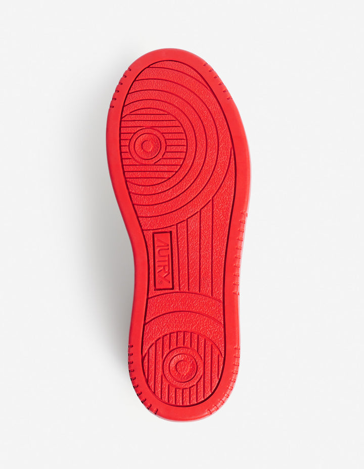 MAISON KITSUNÉ x AUTRY MEDALIST SNEAKERS WHITE/RED